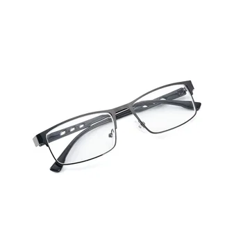 GLAUSA Jednoduché krátkozrakosť okuliare študentov módne kovové krátkozrakosť okuliare ochrana očí modrá film okuliare pre mužov a ženy