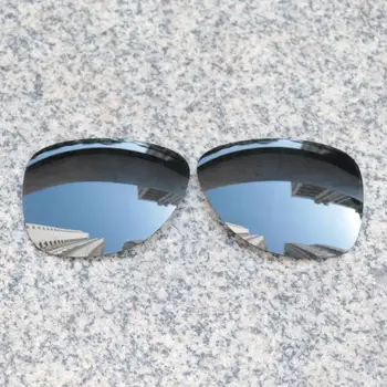 E. O. S Polarizované Rozšírené Náhradné Šošovky pre Oakley Odoslanie 2 slnečné Okuliare - Black Chrome Polarizované Zrkadlo