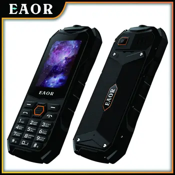 EAOR Štíhly Robustný Telefón IP68 Real Tri-Dôkaz Funkciu Telefónu 2000mAh Big Batérie Dual SIM Klávesnica Telefóny s Odlesky Pochodeň Telefón