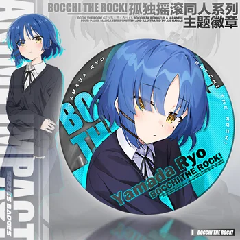 Anime BOCCHI ROCK! Gotou Hitori Ijichi Nijika Cartoon Dvojité Flash Odznak Tlačidlo Brošňa Kolíky Prívesok Hračka Zber Cosplay